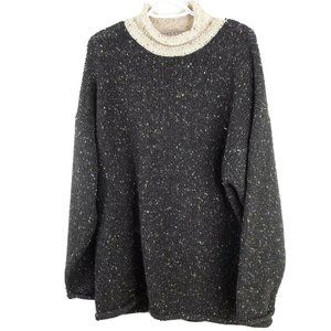 Glendalough Woollen Mills Womens Sweater Black Ivo